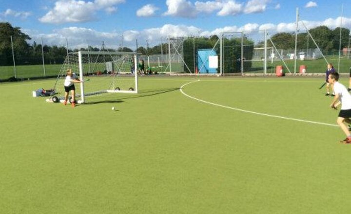 Image of Welholme compete at Hockey competition